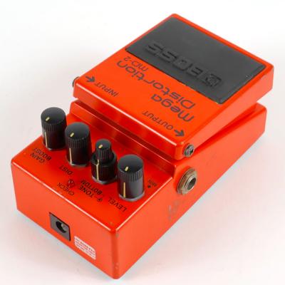 【中古】メガディストーション エフェクター BOSS MD-2 Mega Distortion ギターエフェクター ディストーション 左サイド