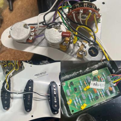 【中古】 エレキギター Fender Custom Shop Eric Clapton Signature Stratocaster Blackie 2014年製 フェンダー カスタムショップ ストラトキャスター エリック・クラプトン ブラッキー Noiseless Pickup 内部