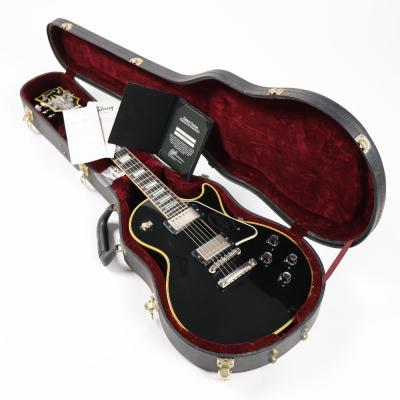 【中古】 エレキギター Gibson Custom Shop 1968 Les Paul Custom Ebony VOS ニッケルパーツ 2010年製 4.12kg Historic Collection ギブソン レスポールカスタム ’68 ハードケース