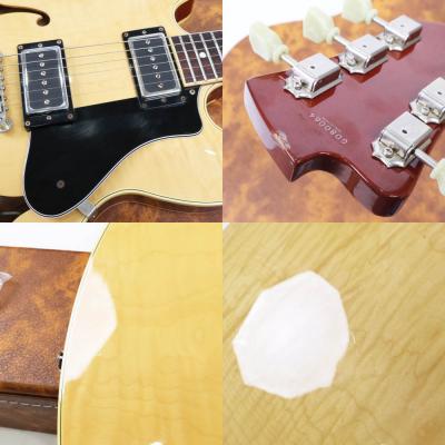 【中古】 エレキギター Fujigen フジゲン MSA-HP NAT Mod. 2008年製 Loller P-90タイプピックアップ搭載 MasterField セミアコースティックギター 傷