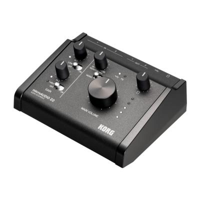 オーディオインターフェイス KORG microAUDIO 22 コルグ マイクロオーディオ Filter Ark / Ableton Live Liteなどバンドル スラント