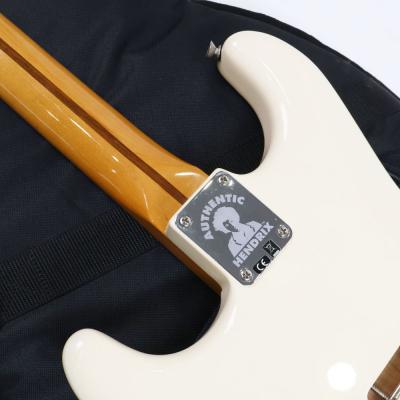 【中古】 エレキギター Fender Mexico Jimi Hendrix Stratocaster Maple Fingerboard Olympic White 2020年製 フェンダー メキシコ ジミ・ヘンドリックスモデル ネックプレート