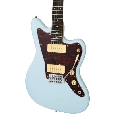 【再生品】アウトレット LEGEND レジェンド LJM-Z TT SNBL エレキギター ボディ斜めアングル画像