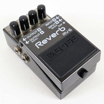 【中古】リバーブ エフェクター BOSS RV-6 Reverb ボス リヴァーブ エフェクター 本体画像 斜め