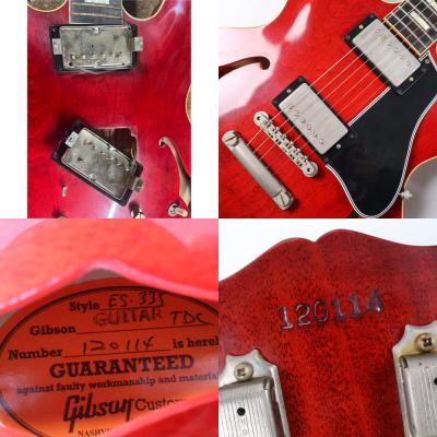 【中古】 エレキギター Gibson Custom Shop 1964 ES-335 Reissue Sixties Cherry VOS 2022年製 セミアコースティックギター ギブソンカスタムショップ ES335 Historic Collection 詳細画像