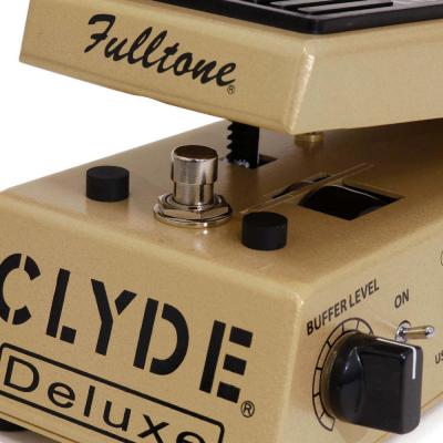 Fulltone フルトーン CLYDE Deluxe Wah LTD GOLD ワウ ギターエフェクター 限定モデル フットスイッチ画像