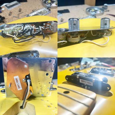 【中古】 エレキギター Crews Maniac Sound OSTL-50 BBD Saytone BAIRDピックアップ搭載 50s テレキャスタースタイル クルーズマニアックサウンド 内部