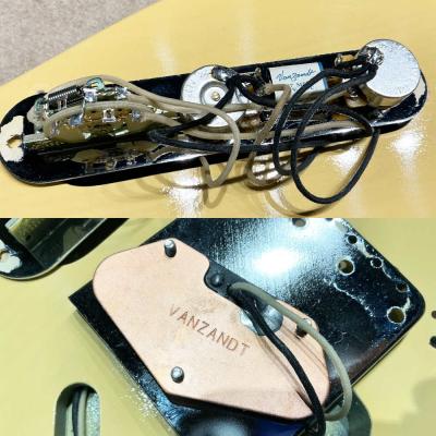 【中古】 エレキギター Vanzandt TLV-R1 Butter Scotch Blonde 2023年製 テレキャスタータイプ TL 50sスタイル アッシュボディー メイプル指板 ヴァンザント 内部