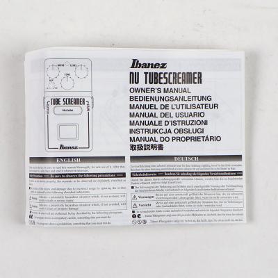 【中古】 IBANEZ アイバニーズ NTS NU Tube Screamer ニューチューブスクリーマー オーバードライブ ギターエフェクター 付属品