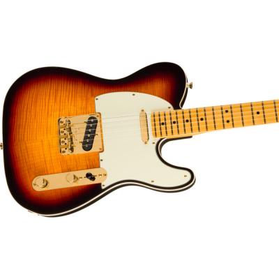 Fender フェンダー 75th Anniversary American Professional Custom Telecaster 2-Color Sunburst エレキギター テレキャスター ボディ斜めアングル画像