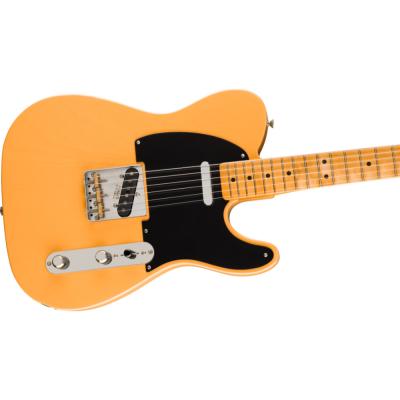 Fender フェンダー 75th Anniversary Vintera Road Worn 1951 Telecaster Butterscotch Blonde エレキギター テレキャスター ボディ斜めアングル画像