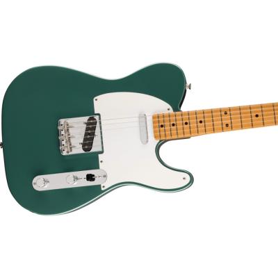 Fender フェンダー Vintera III Late ’50s Telecaster MN Sherwood Green Metallic エレキギター テレキャスター ボディ斜めアングル画像