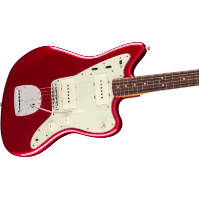 Fender フェンダー Vintera III Mid ’60s Jazzmaster RW Candy Apple Red エレキギター ジャズマスター ボディ斜めアングル画像