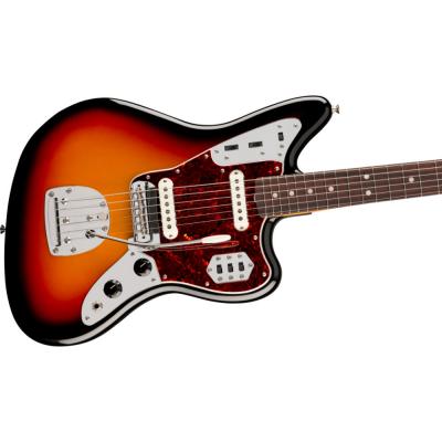 Fender フェンダー Vintera III Mid ’60s Jaguar RW 3-Color Sunburst エレキギター ジャガー ボディ斜めアングル画像