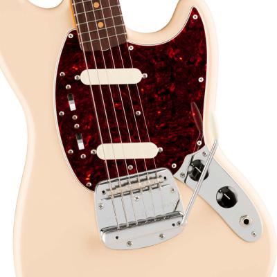 Fender フェンダー Vintera III Mid ’60s Mustang RW Olympic White エレキギター ムスタング ボディ画像