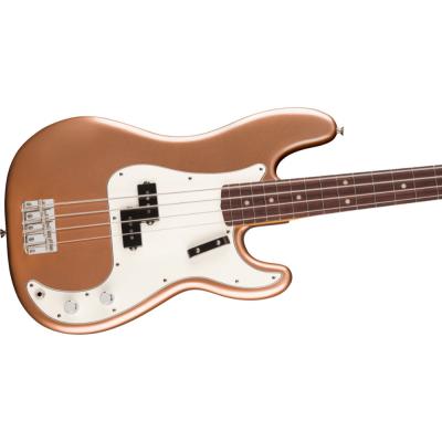 Fender フェンダー Vintera III Late ’60s Precision Bass RW Firemist Gold エレキベース プレシジョンベース ボディ斜めアングル画像