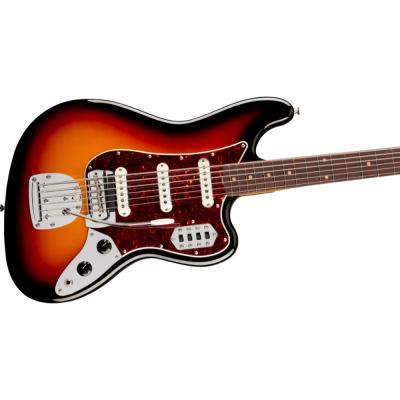 Fender フェンダー Vintera III Early ’60s Bass VI RW 3-Color Sunburst 6弦エレキベース ボディ斜めアングル画像
