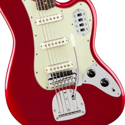 Fender フェンダー Vintera III Early ’60s Bass VI RW Candy Apple Red 6弦エレキベース ボディ画像