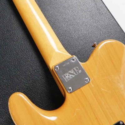 【中古】 エレキギター ESP TE-350DT KOA 2002年頃製造 フレイムコアトップ フロイドローズブリッジ Seymour Duncanピックアップ搭載 ネックプレート