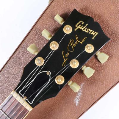 【中古】 エレキギター Gibson Les Paul Re-issue Heritage Dark Sunburst with Gold Hardware1988年製 Pre-Historic Custom Shopデカールあり ゴールドパーツ 基盤ピックアップ搭載 プレヒストリック ヘッド画像