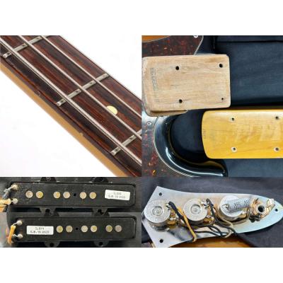 【中古】 EDWARDS エドワーズ E-JB-93R 3TS 2006年製 エレキベース ネック傷、内部