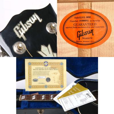 【中古】 アコースティックギター Gibson Elvis Dove Special Edition 2008年製 Elvis Presley Signature ギブソン エルビス・プレスリー ダブ Foo Fighters Dave Grohl ヘッド、ラベル、付属品