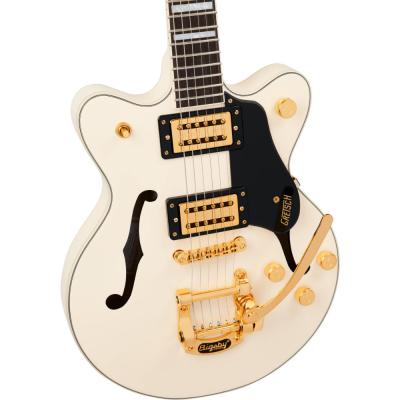 GRETSCH グレッチ G2655TG Streamliner Center Block Jr. Double-Cut with Bigsby LTD Laurel Fingerboard Vintage White エレキギター トップ、サイド