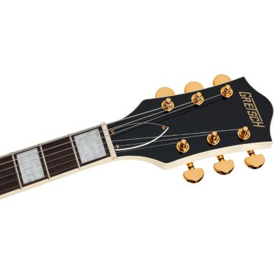 GRETSCH グレッチ G2655TG Streamliner Center Block Jr. Double-Cut with Bigsby LTD Laurel Fingerboard Vintage White エレキギター ヘッド