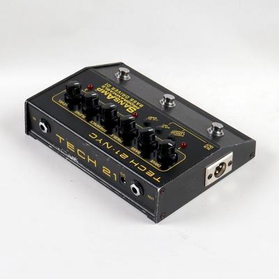 【中古】 ベース用プリアンプ TECH21 SansAmp PBDR PROGRAMMABLE BASS DRIVER DI ベース用プリアンプ エフェクター 全体