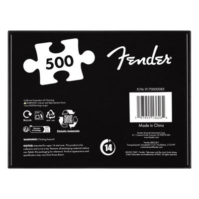 Fender フェンダー 75th Anniversary Telecaster Puzzle テレキャスター パズル 外箱裏面画像