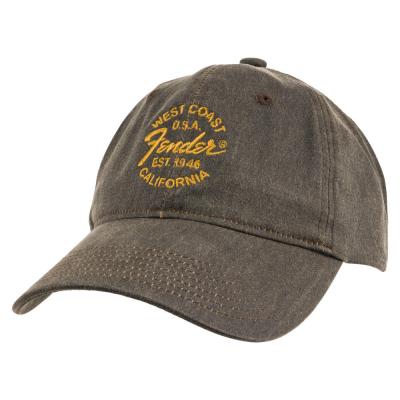 Fender フェンダー West Coast Dad Hat キャップ 本体画像 斜め
