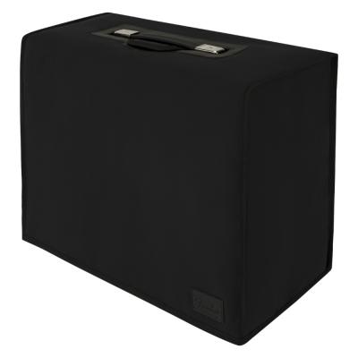 Fender フェンダー Deluxe Padded Princeton Reverb Amplifier Cover ブラック アンプカバー 斜めアングル画像