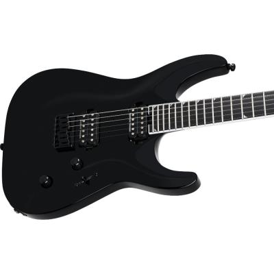 Jackson ジャクソン Pro Plus Series Soloist SLA2 HT Gloss Black エレキギター ボディ斜めアングル画像