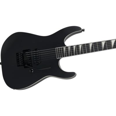 Jackson ジャクソン Pro Plus Pure Metal Limited Edition Soloist SL1A Satin Black エレキギター ボディ斜めアングル画像