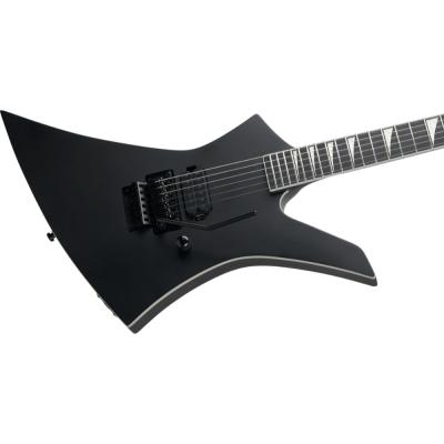 Jackson ジャクソン Pro Plus Pure Metal Limited Edition Kelly KE1A Satin Black エレキギター ボディ斜めアングル画像
