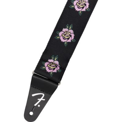Fender フェンダー Rose Strap Pink 2インチ ギターストラップ レザーエンド画像