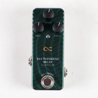 【中古】 One Control SEA TURQUOISE DELAY ディレイ ギターエフェクター 正面