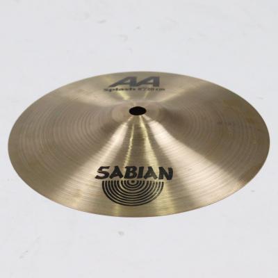 【中古】 スプラッシュシンバル セイビアン SABIAN AA SPLASH 8インチ 本体画像 斜め