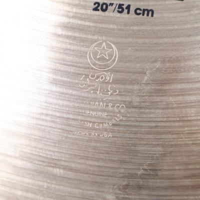 【中古】 ライドシンバル ジルジャン ZILDJIAN K.Zildjian JAZZ RIDE 20インチ 詳細画像