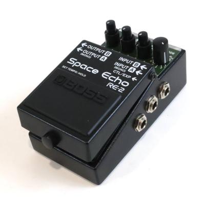 【中古】 BOSS RE-2 Space Echo スペースエコー エコー ディレイ リバーブ ギターエフェクター 斜めアングル画像