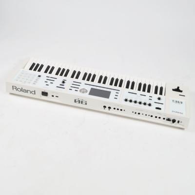 【中古】 ROLAND ローランド FA-06-SC Music Workstation シンセサイザー 限定ホワイトカラー 本体画像 裏