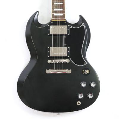 【中古】 エレキギター EDWARDS by ESP E-SG-85LT Ebony(Black) エドワーズ SGタイプ Seymour Duncan JB&59ピックアップ搭載 詳細画像