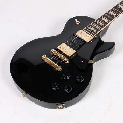 【中古】 エレキギター Gibson Exclusive Les Paul Studio with Gold Hardware Ebony 2025年製 ギブソン レスポールスタジオ ゴールドパーツ ネックバインディング スタンダードインレイ ボディ