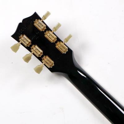 【中古】 エレキギター Gibson Exclusive Les Paul Studio with Gold Hardware Ebony 2025年製 ギブソン レスポールスタジオ ゴールドパーツ ネックバインディング スタンダードインレイ ヘッド