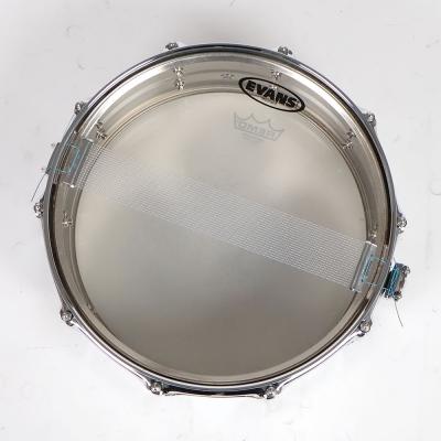 【中古】スネアドラム パール Pearl SensiTone Custom Alloy Elite STAINLESS STEEL 14x5 スティールシェル 裏面