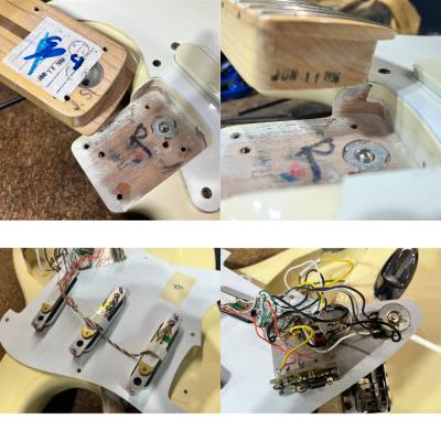 【中古】 エレキギター FENDER USA Stratocaster Eric Clapton with Lace Sensor Olympic White 1996年製 フェンダー クラプトン ストラトキャスター レースセンサー搭載 詳細画像