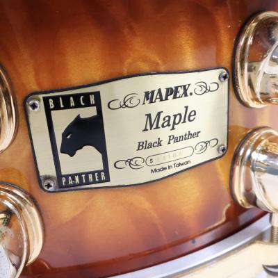 【中古】スネアドラム メイペックス ビヨンドシマノ MAPEX & Beyond Shimano Black Panther Maple Snare 14×5.5 アップ