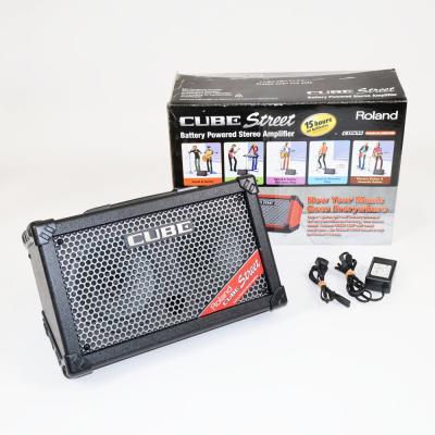 【中古】 ギターアンプ ローランド ROLAND CUBE Street BK 乾電池駆動パフォーマンス用ステレオアンプ ギターアンプ