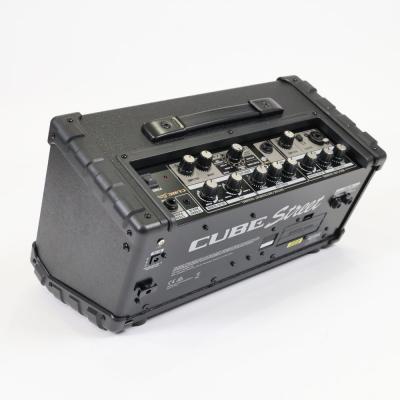 【中古】 ギターアンプ ローランド ROLAND CUBE Street BK 乾電池駆動パフォーマンス用ステレオアンプ ギターアンプ 背面