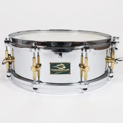 【中古】 スネアドラム カノウプス CANOPUS S-1450 Steel Snare Drum 14x5
